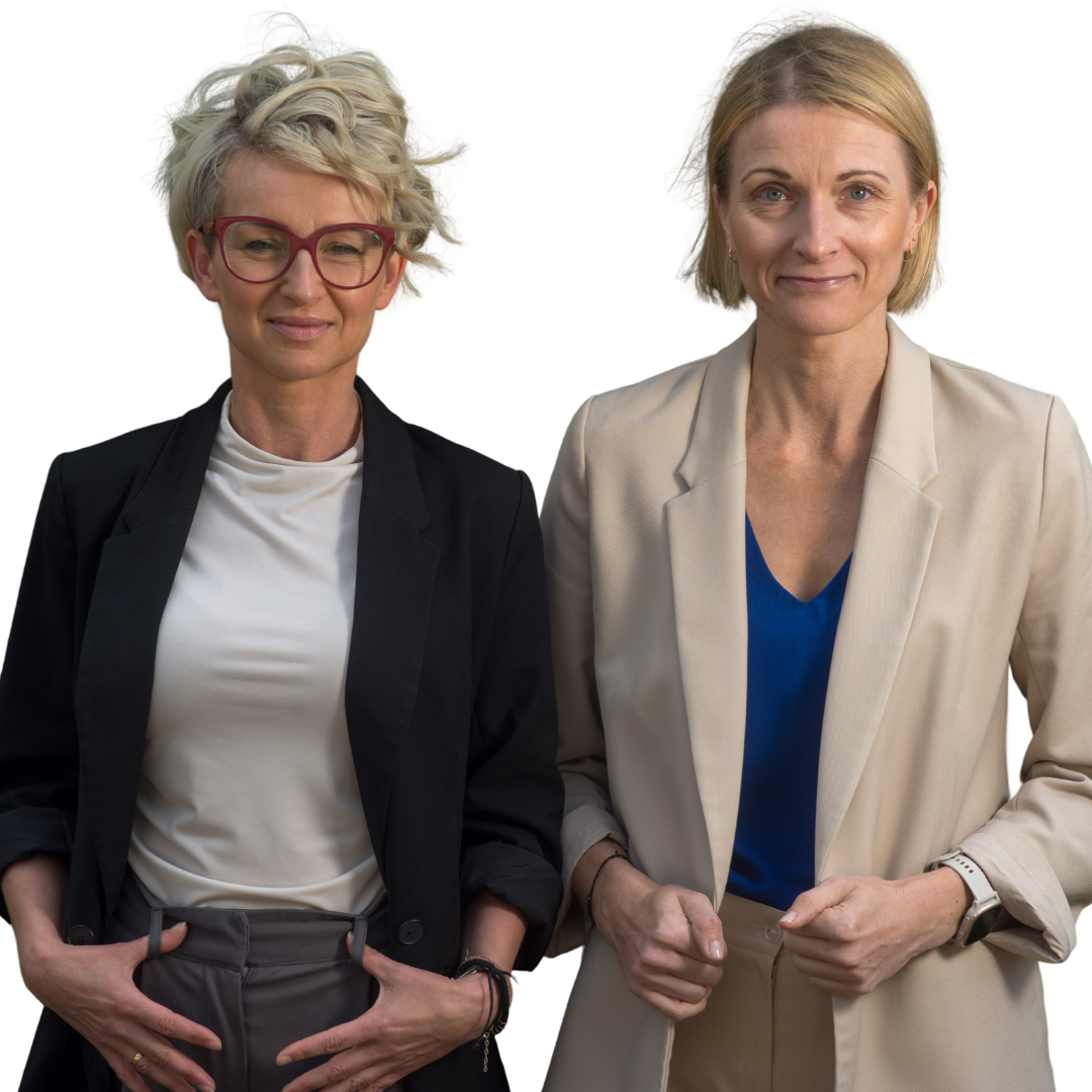 Zdjęcie Magdaleny Krzywickiej oraz Anny 