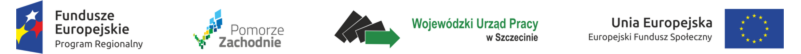 Logo Fundusze EU i Powiatowy Urząd Pracy w Szczecinie