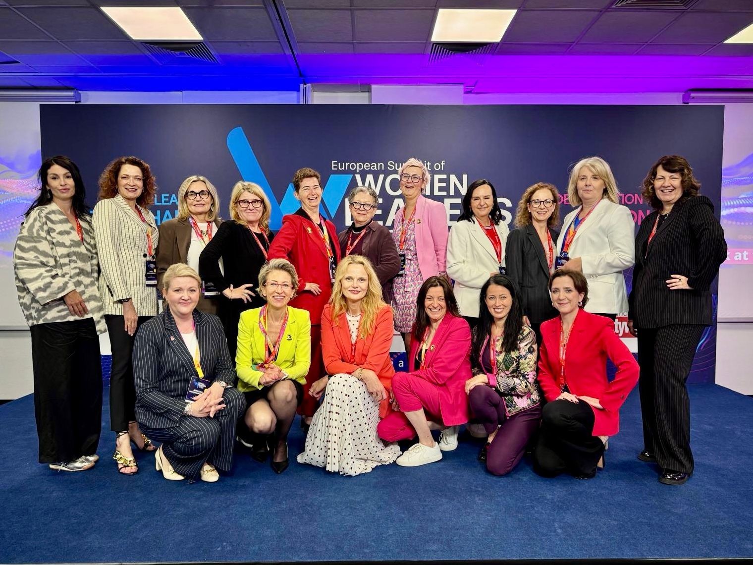 Zdjęcie z European Summit of Women Leaders in Science and Tech