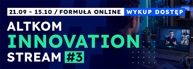 Altkom Innovation Stream #3 - grafika dekoracyjna z terminem