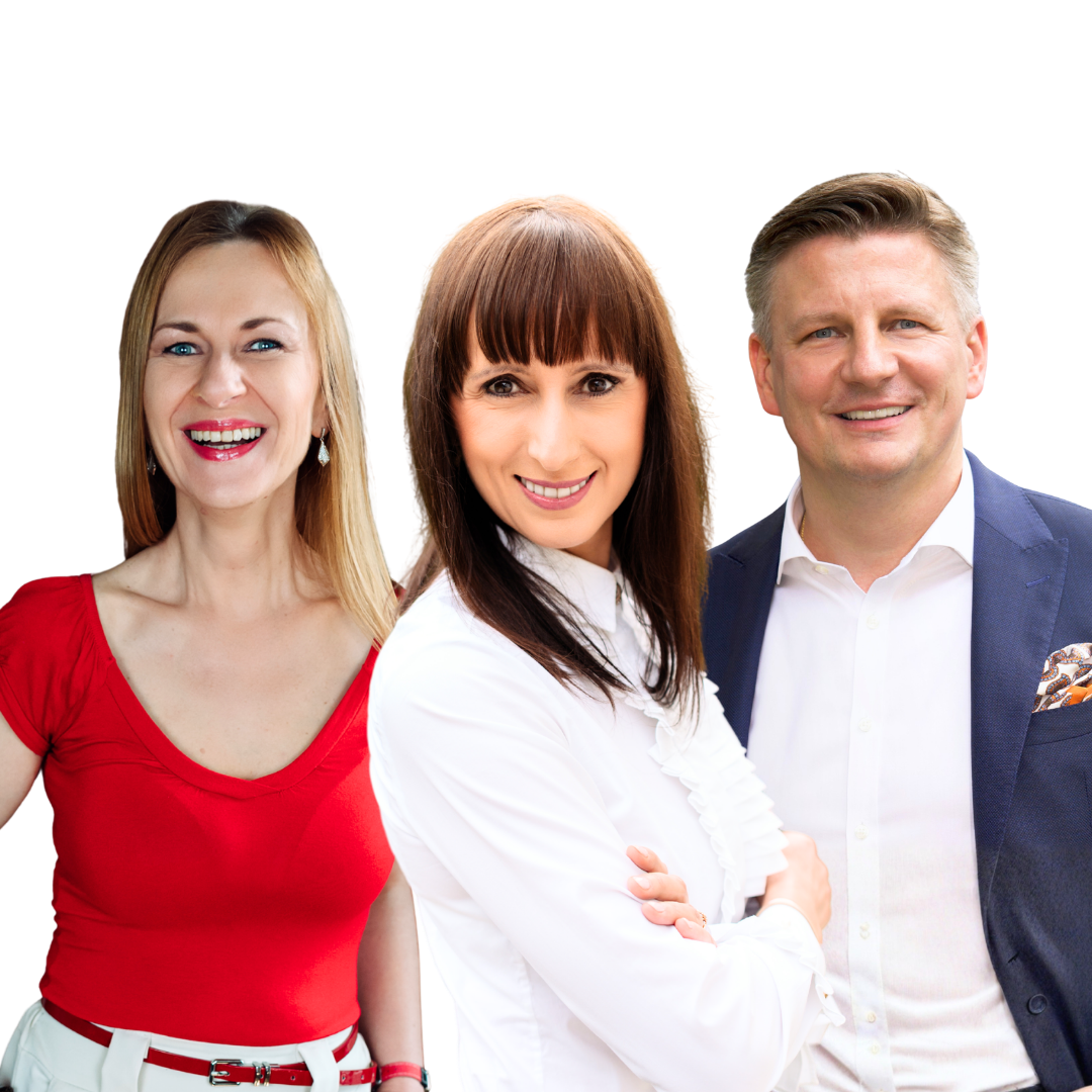 Prowadzący warsztaty od lewej: Anna Cichowska, Magdalena Trzaska i Wojciech trzaska