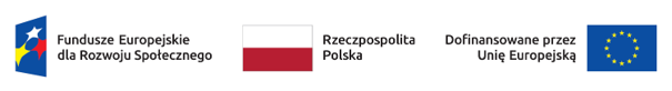 logotypy Funduszów Europejskich, Rzeczpospolitej Polskiej, Dofinansowań przez Unię Europejską