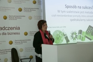 Rektor ZPSB prof. Aneta Zelek